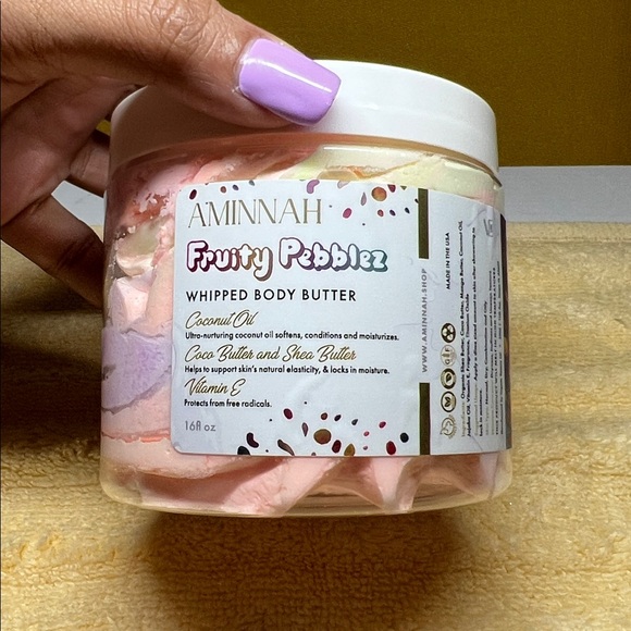 Aminnah Other - NWT Aminnah JUMBO 16 fl Oz Fruity Pebblez Whipped Body Butter